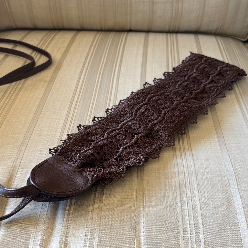 Brown Lace Festival Belt